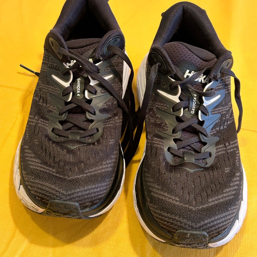 Women’s black hoka, running shoe